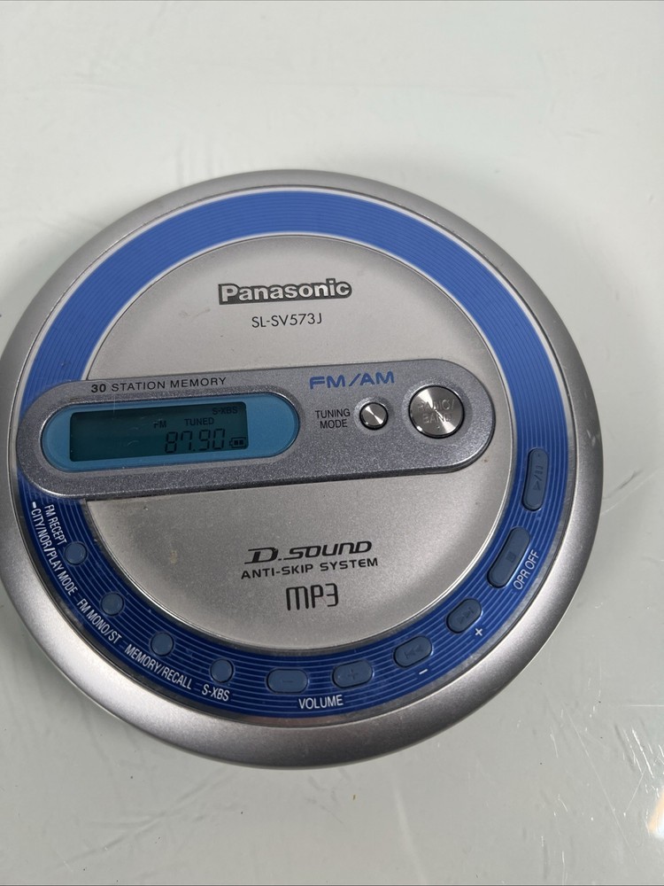 Panasonic SL-SV573J FM/AM Portable CD Player Tested