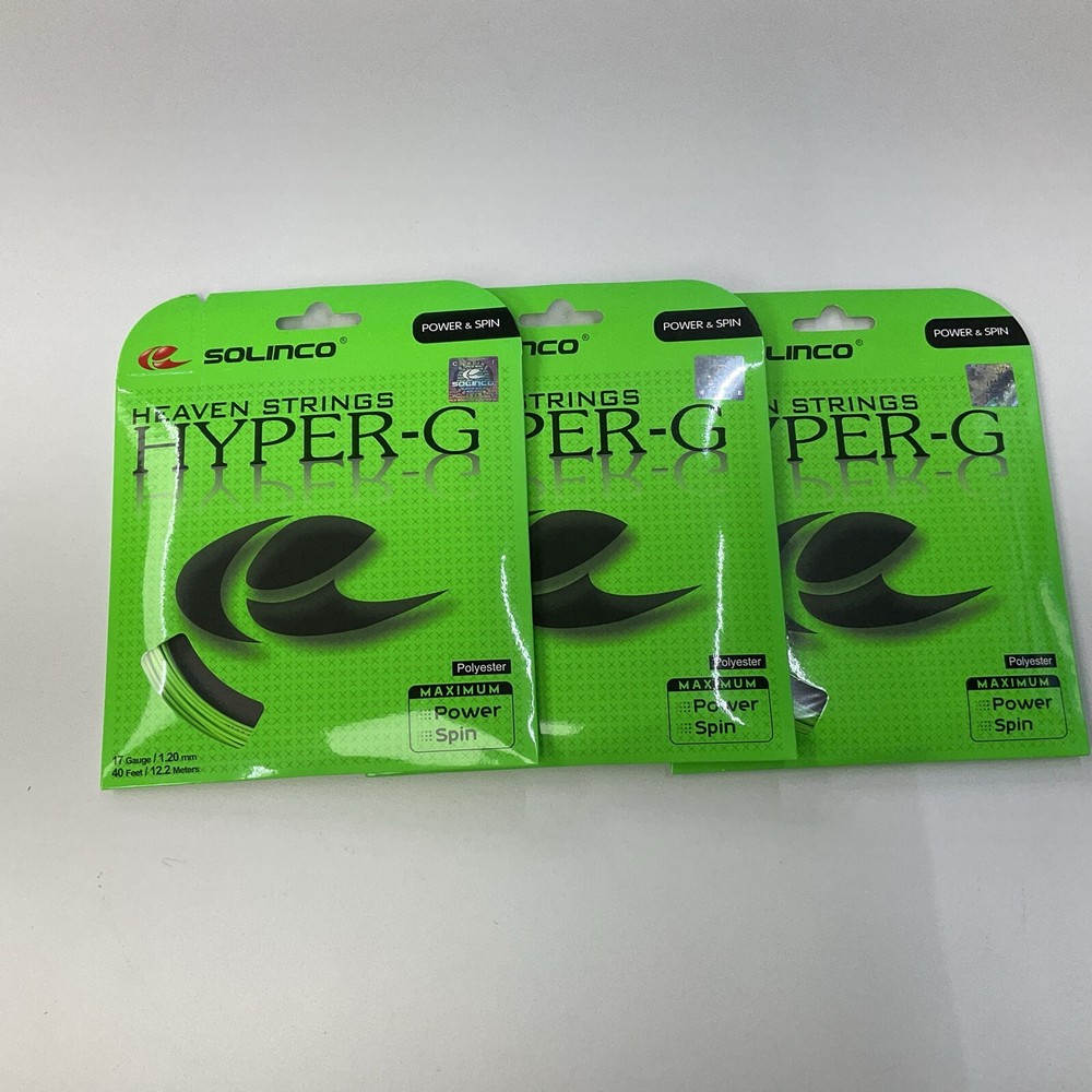 Solinco Hyper-G 17 Guage 3 Pack