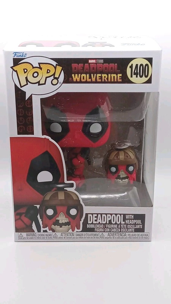 Funko Pop! Deadpool with Headpool 1400 Marvel Deadpool Wolverine