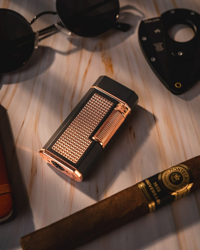 Xikar Ardore Double Soft Flame Lighter Rose Gold