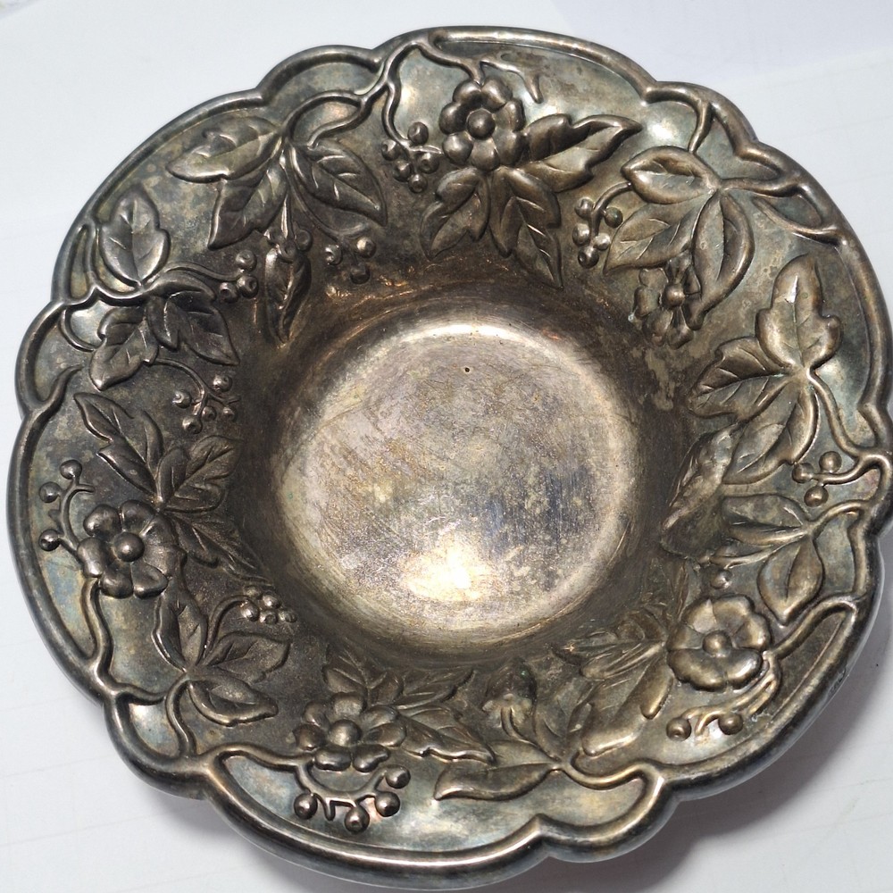 silver plate bowl