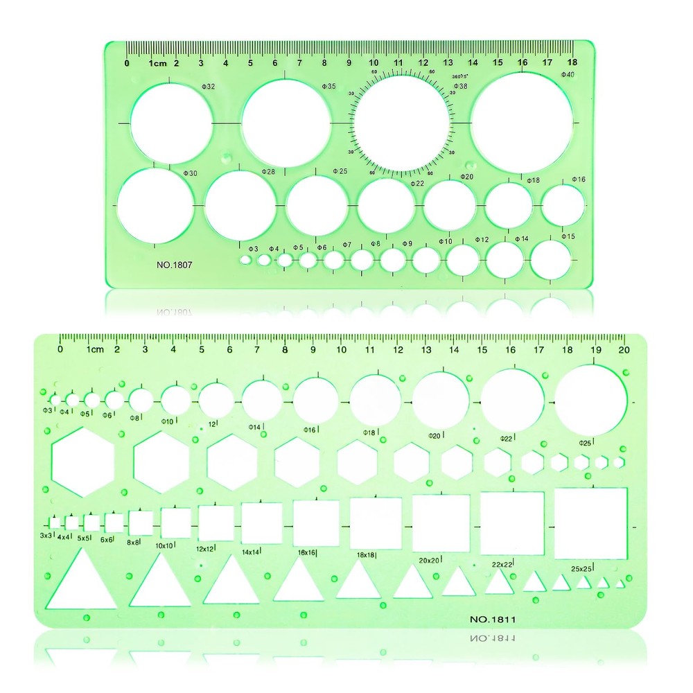 Circle Template for Drawing Drafting Geometric Stencils for Painting