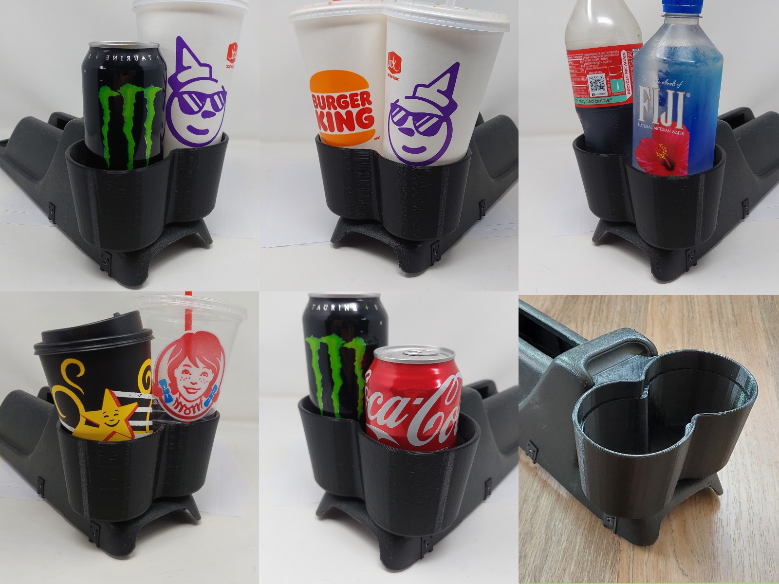 DUAL Cup Holder 1988-1991 Honda Civic EF HATCHBACK Rear Ash Tray 89 1990 hatch