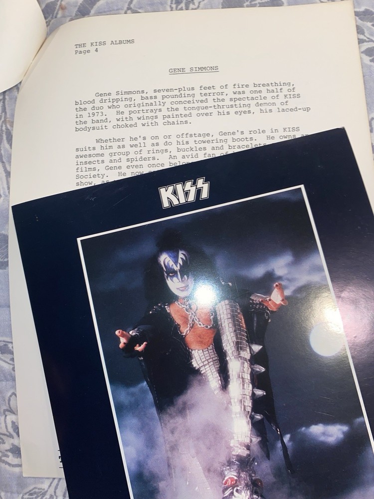 Kiss 1978 Solo Albums Press Kit Ultra Rare Aucoin Simmons Stanley Frehley Criss