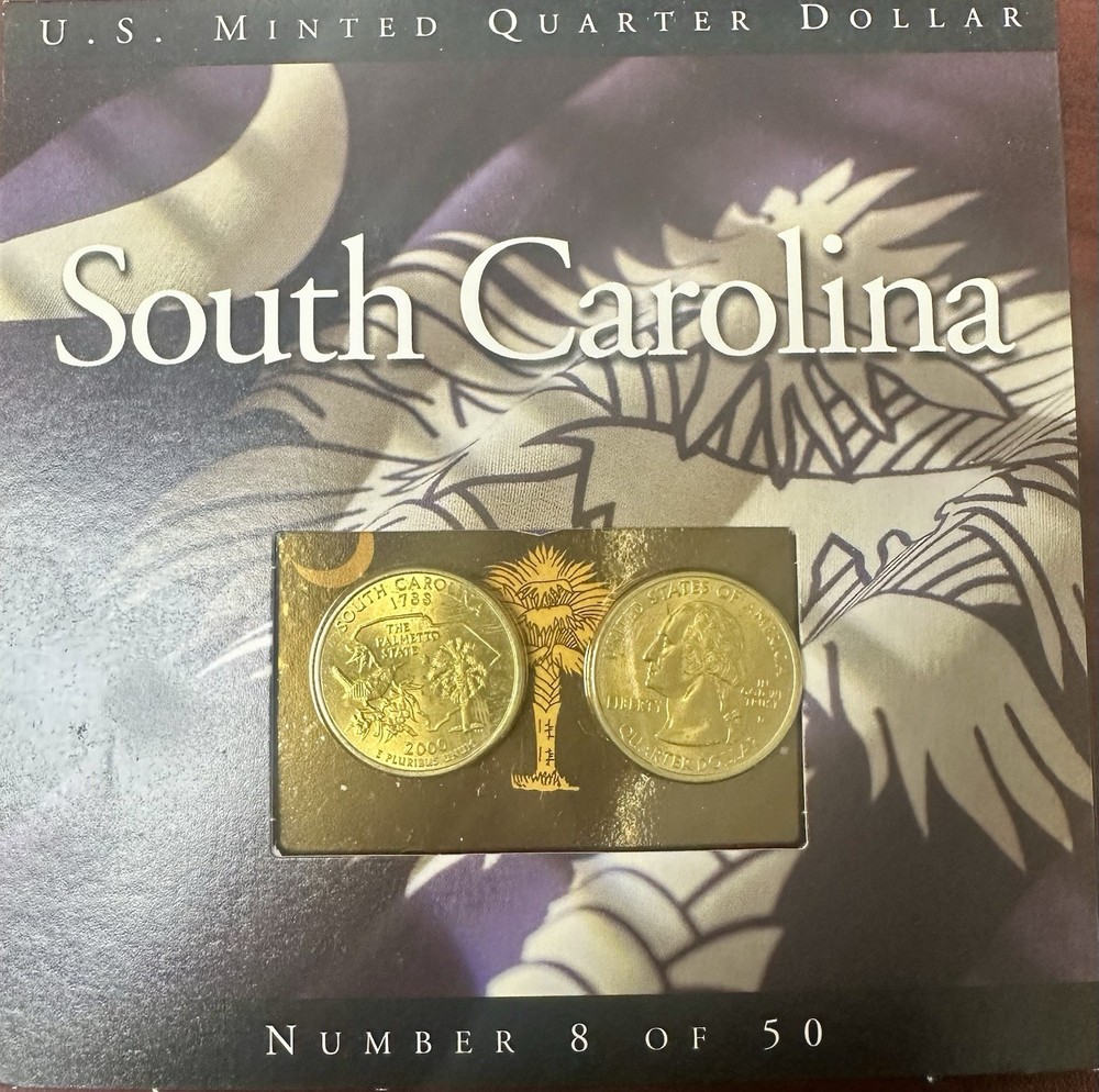 The States Quarter Program in Original Package- Five, 2 Quarter Packages.