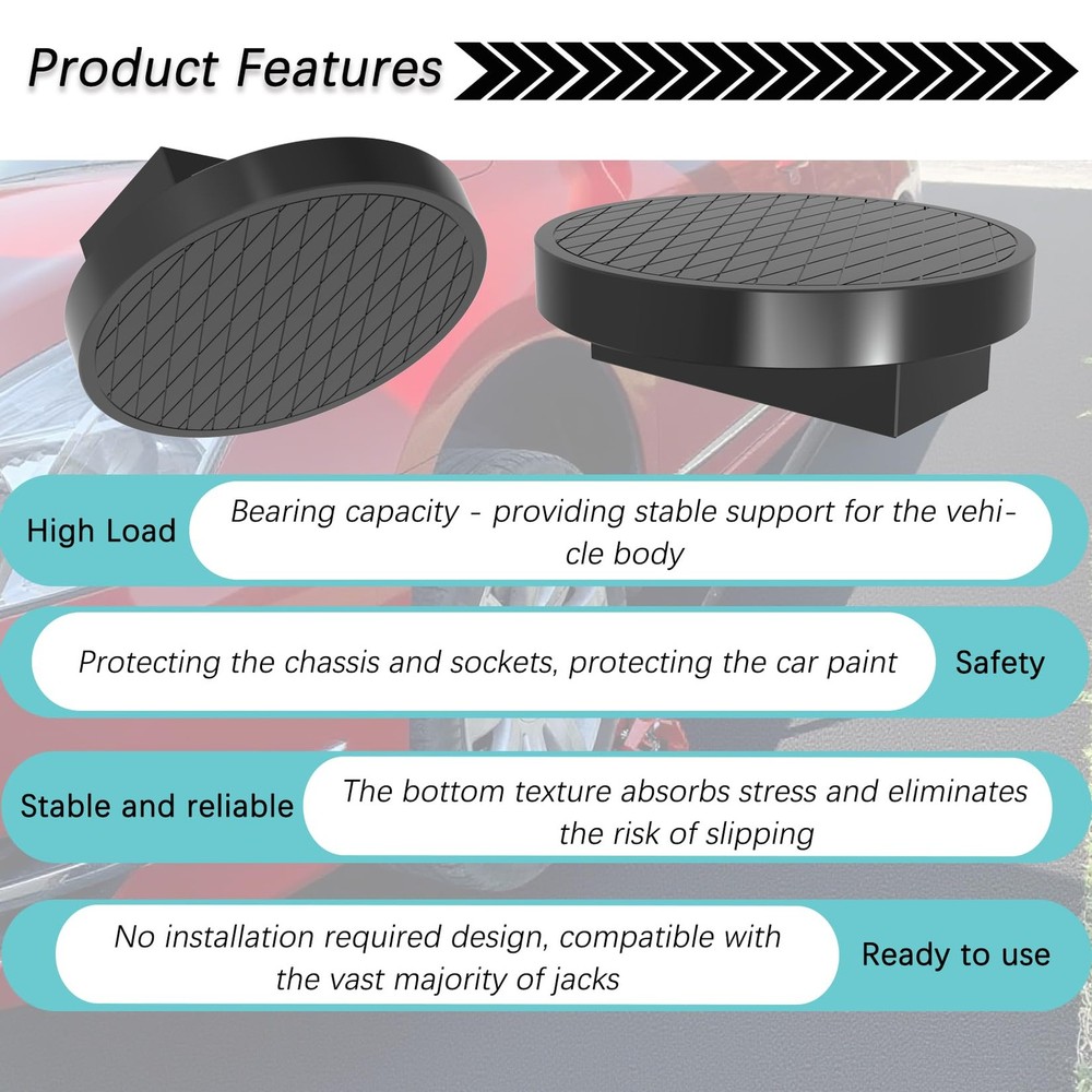 Jack Pad Adapter Aluminium Replacement For BMW 135 335 E82 E46 E90 2 Pack