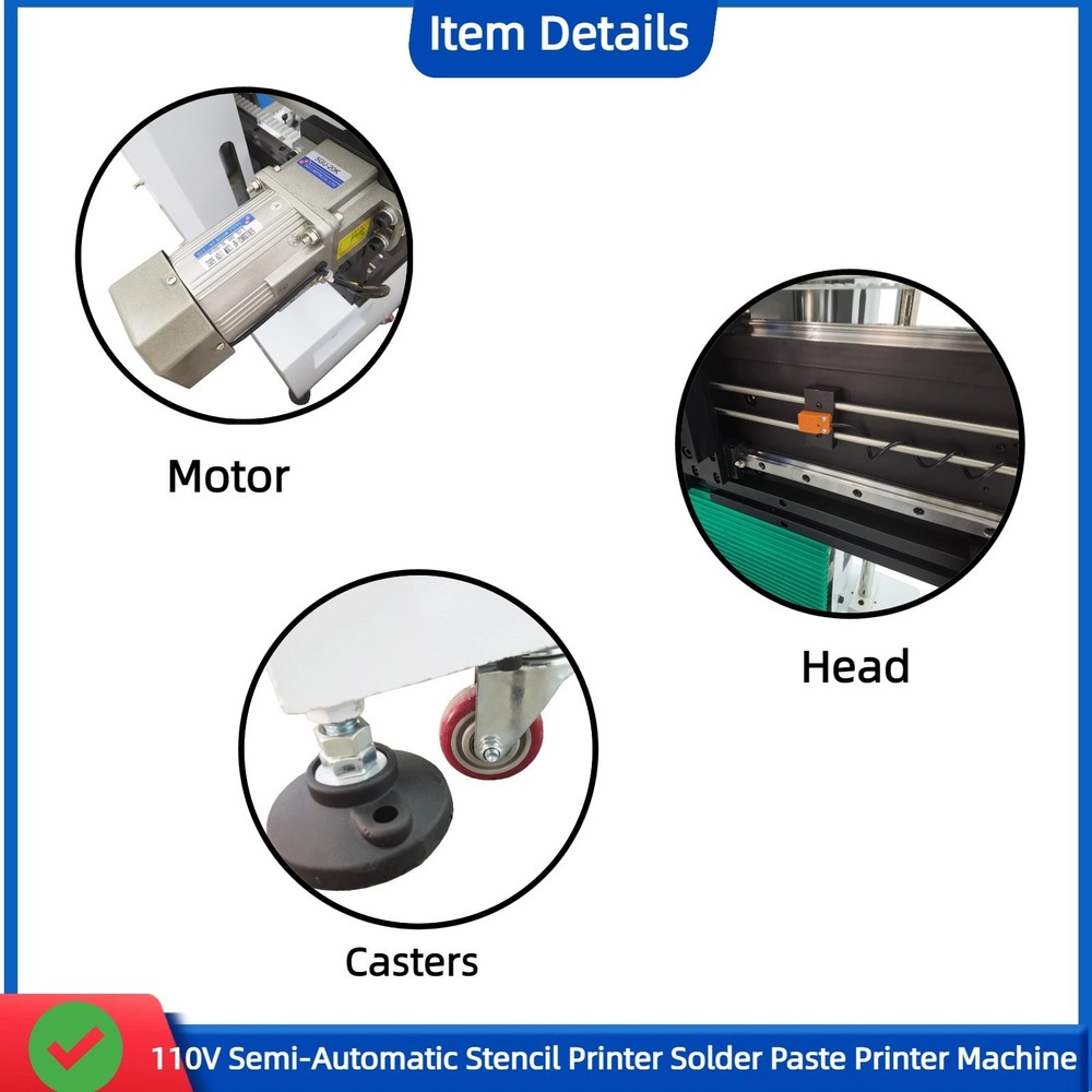 Solder Paste Semi-Automatic Stencil Printing Machine Solder Paste Printer