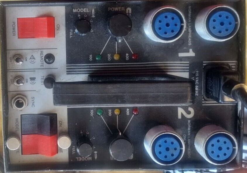 Norman superlite 800 Studio Power Pack & EX Cords