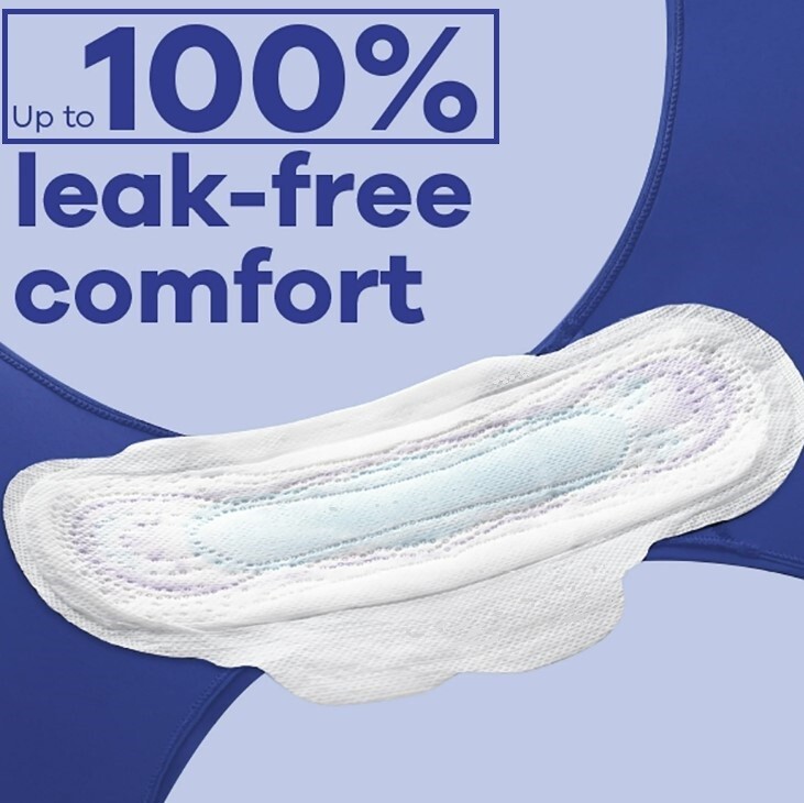 Always Ultra Thin Pads with Wings, Size 2, Long Super Absorbency, 58 Count