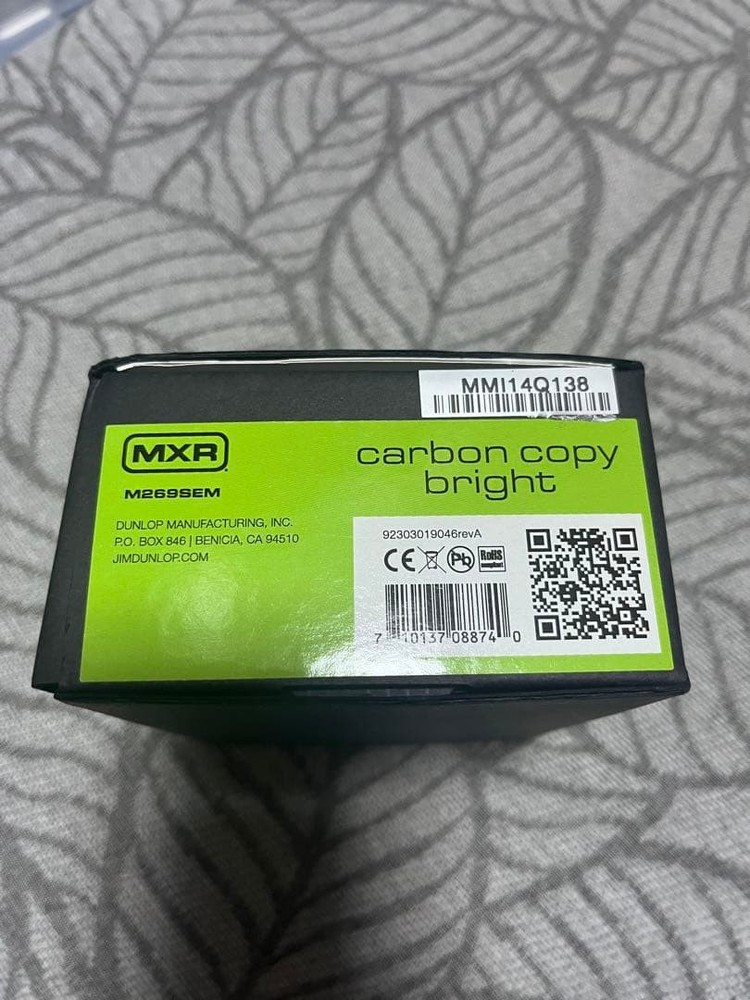 MXR M269SE Carbon Copy Bright Analog Delay Unopened
