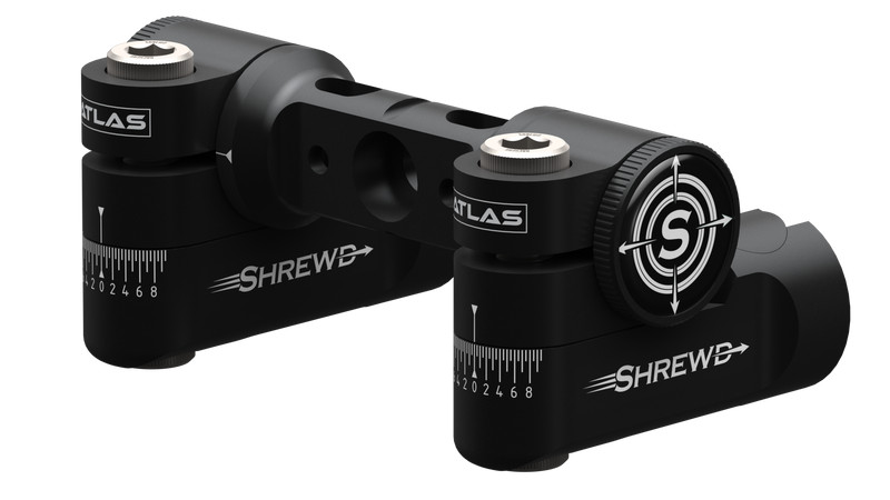 Shrewd Atlas Double Adjustable V-Bar Matte Black