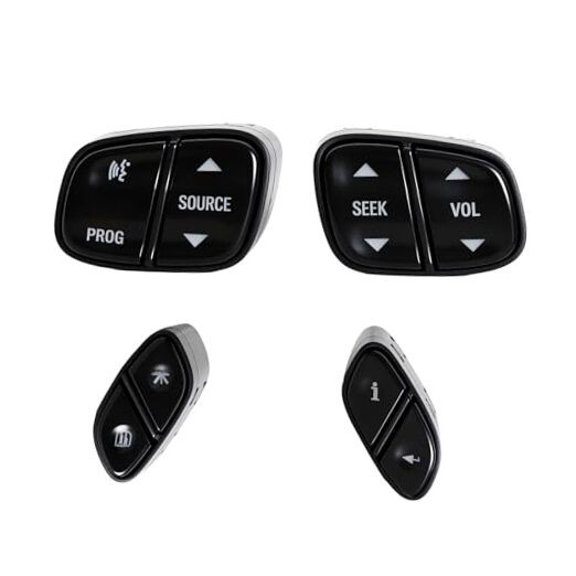 Steering Wheel Control Switch Button Replacement Fit for 2003-2009 Silverado