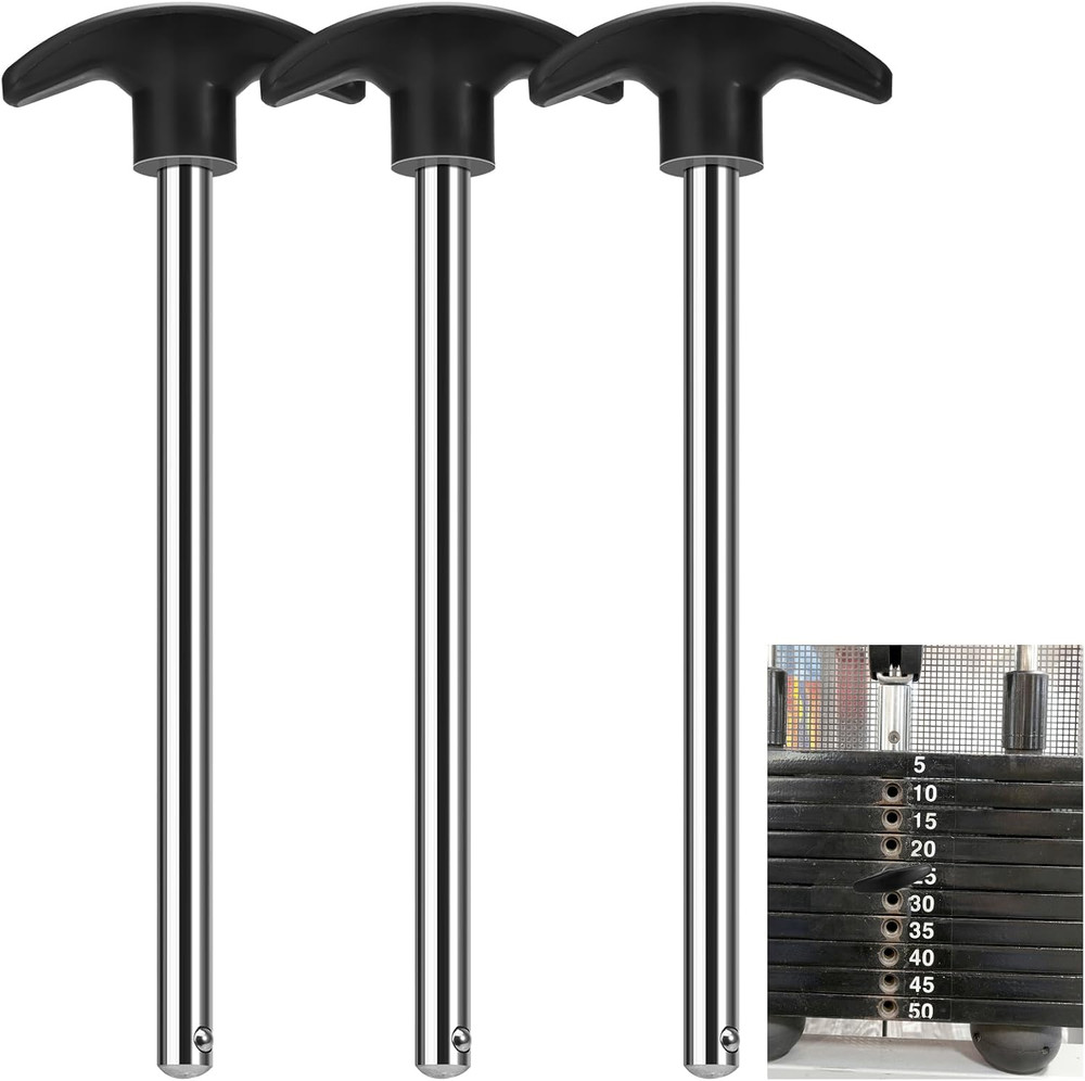 3Pcs Weight Stack Pin, Gym Pins for Weight Stack,Weight Lifting Pins for Univ...