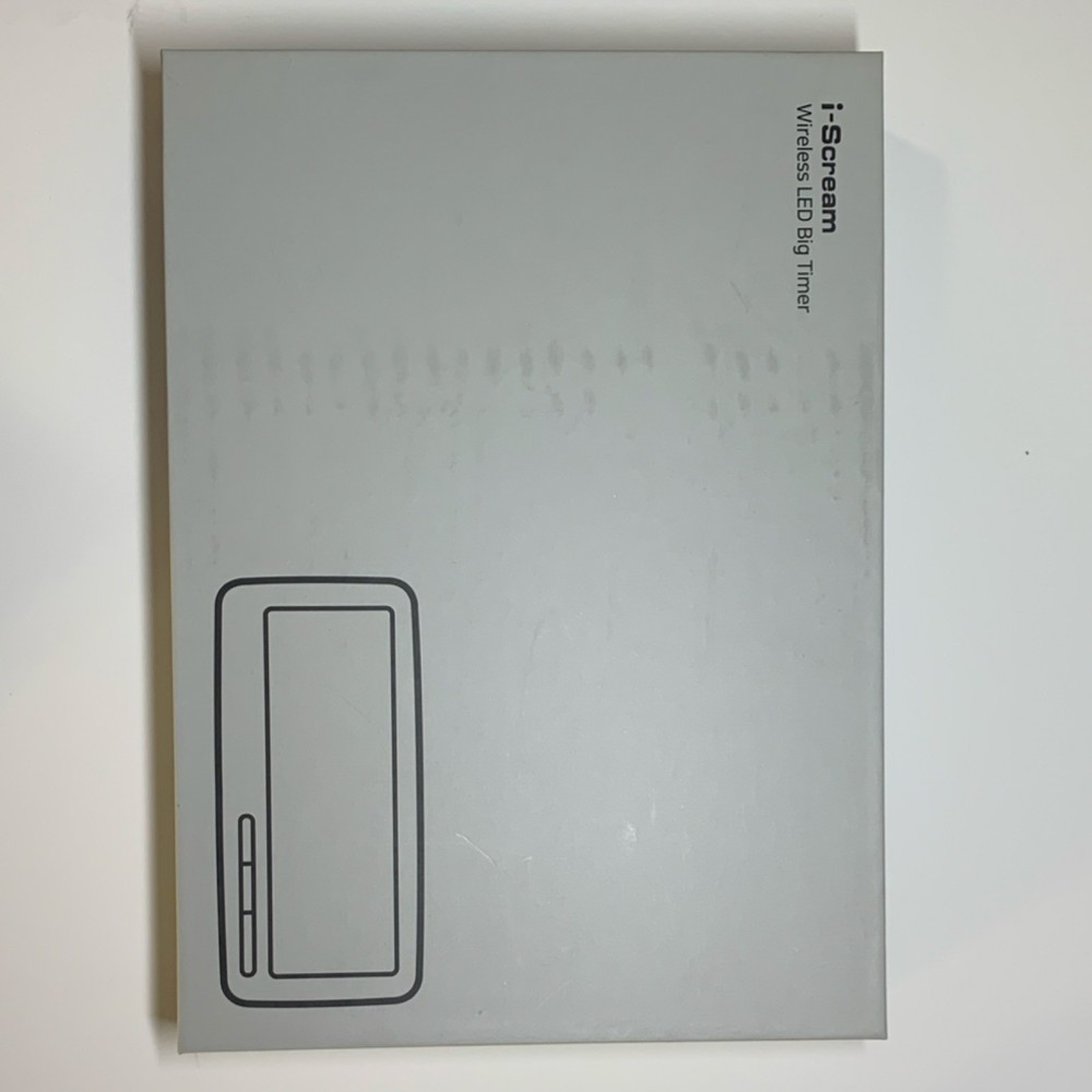i-Scream IS-T800 Wireless LED Digital Timer White USB Charging Brightness