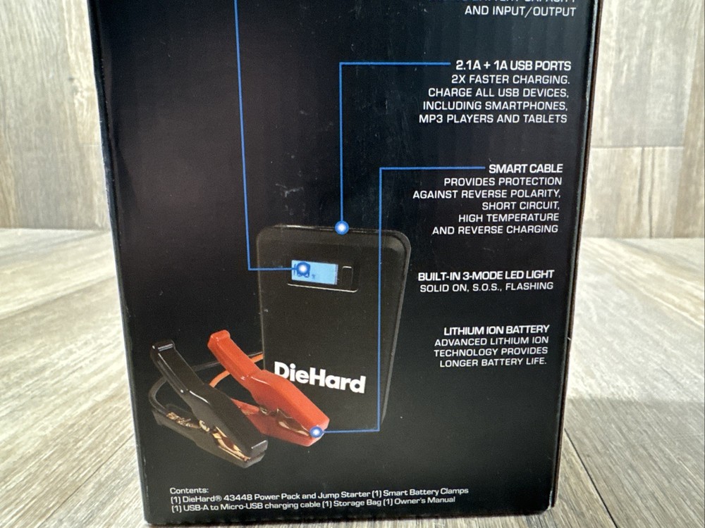 DieHard Power Ahead Lithium-ion Power Pack & Jump Starter