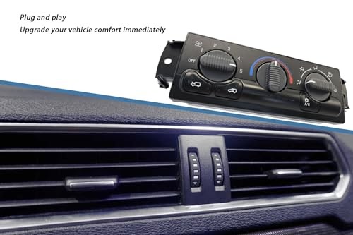 Front HVAC Climate Control Module Panel is Compatible with 1999-2002 599-266