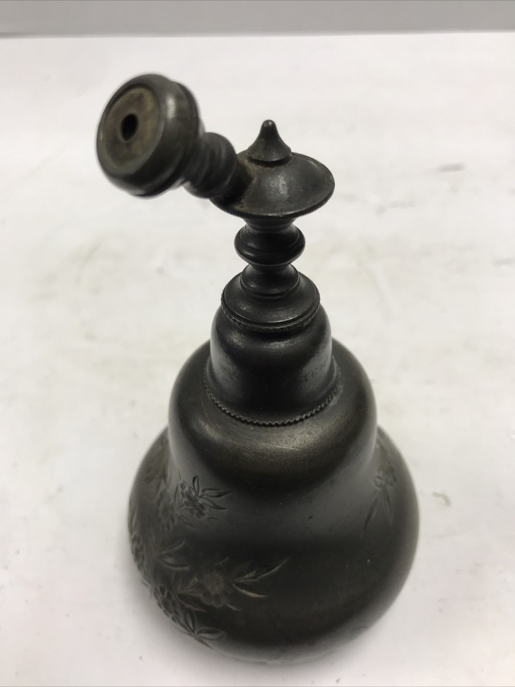 Vintage Silver Quadruple Floral Water Spray Bottle Philadelphia