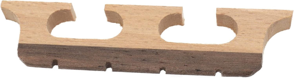 4-String Banjo Bridge, Ebony Maple Banjo Bridge Replacement Composite with Dual-