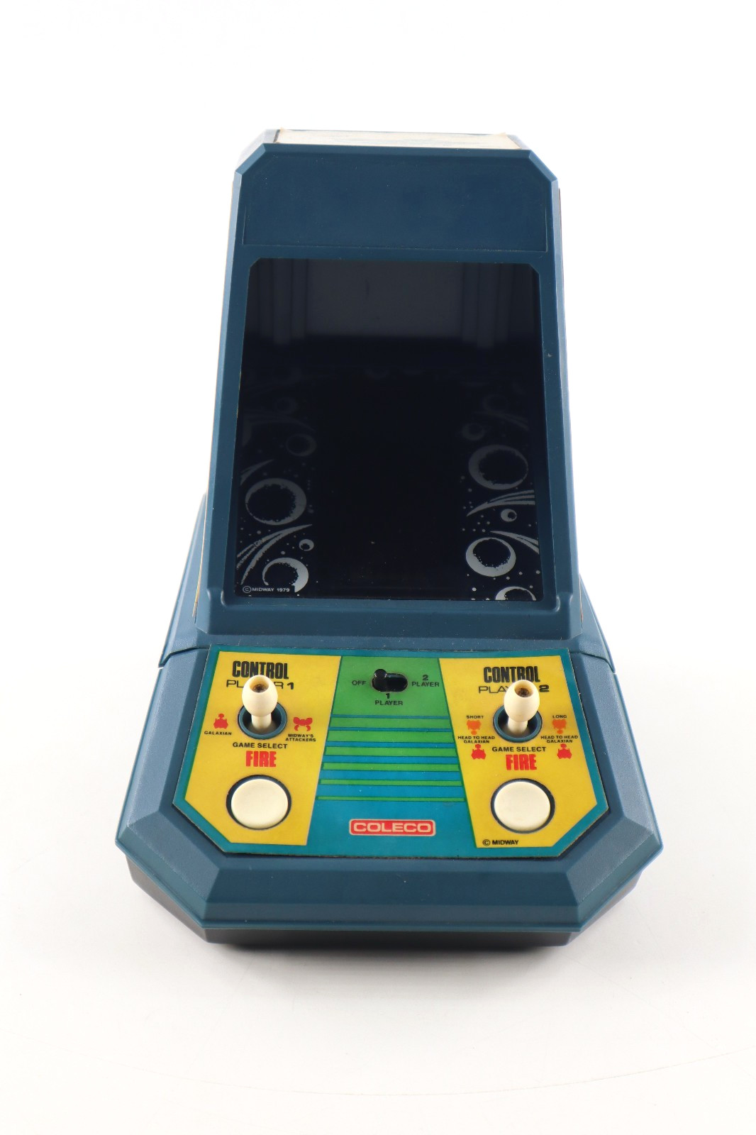 Vtg 1981 Tabletop Galaxian Arcade Game by Midway's Coleco Works See Video