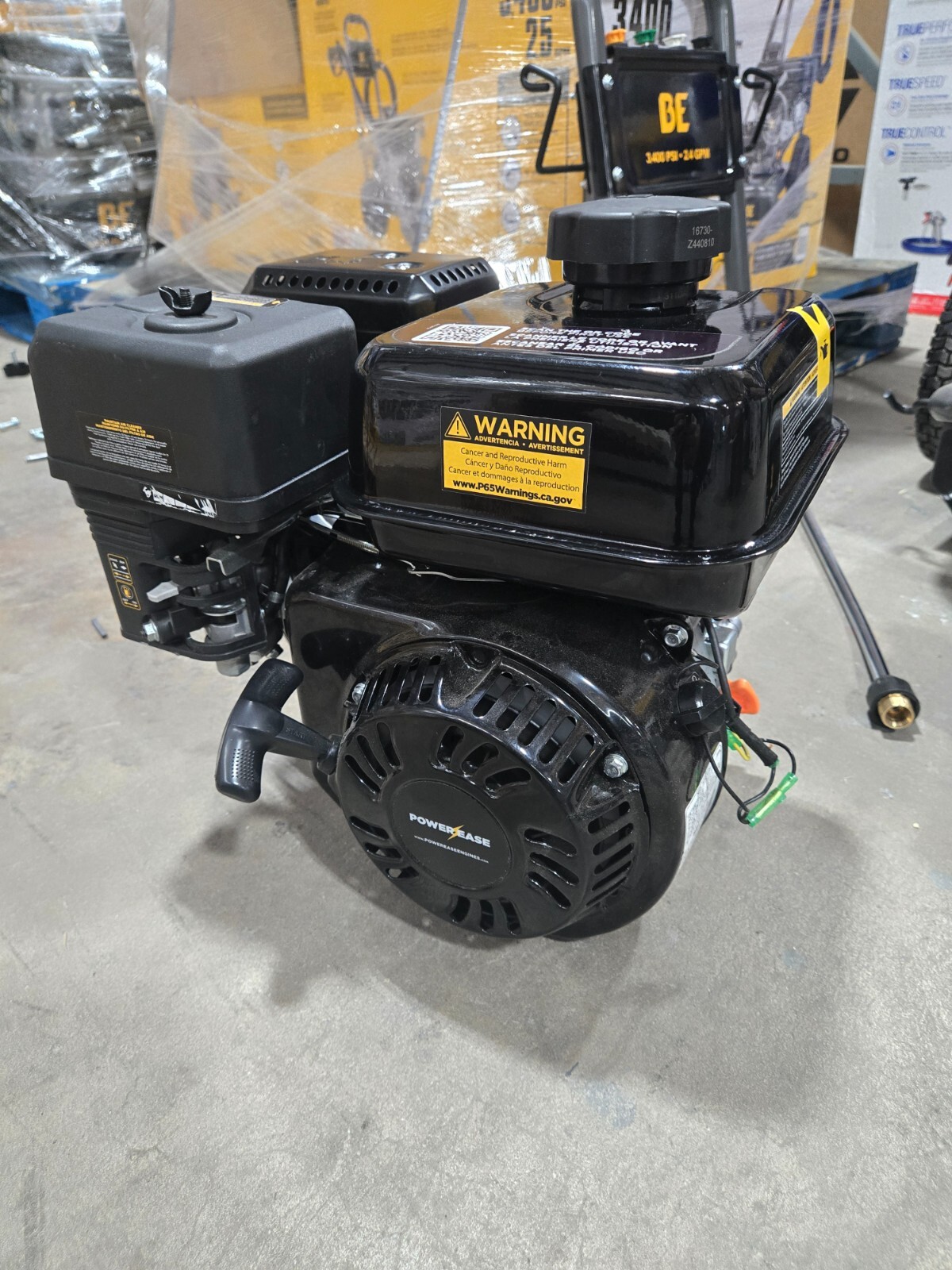 Powerease Gas Engine 225cc for Pressure Washers Softwash Go-carts Repowering