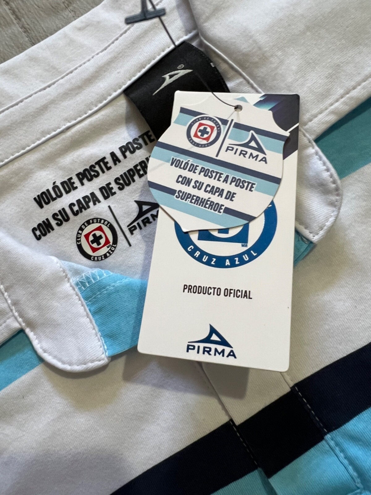 PIRMA PLAYERA CONMEMORATIVA CRUZ AZUL MEN’S EDICIÓN ILIMITADA MARIN