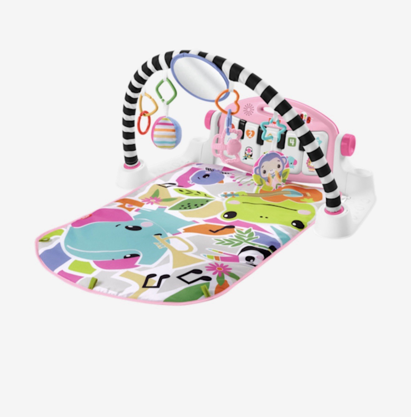 Fisher Price Glow and Grow Kick and Play Piano Gym Light Up Toys Musical Fun