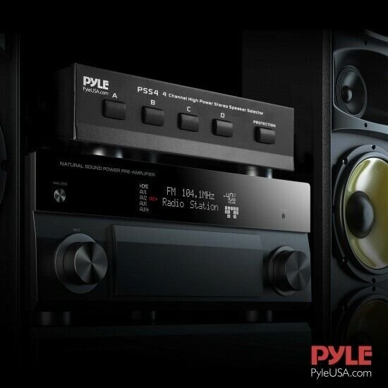PYLE PSS4 HIGH POWER STEREO SPEAKER SELECTOR