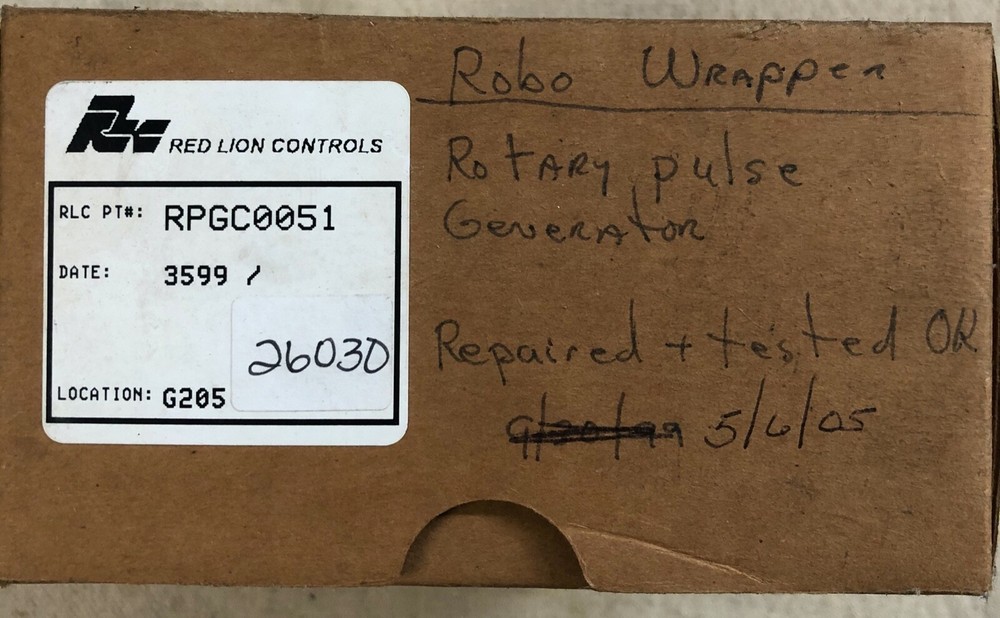 RED LION CONTROLS RPGC0051 PULSE GENERATOR SINGLE CHANNEL ROTARY