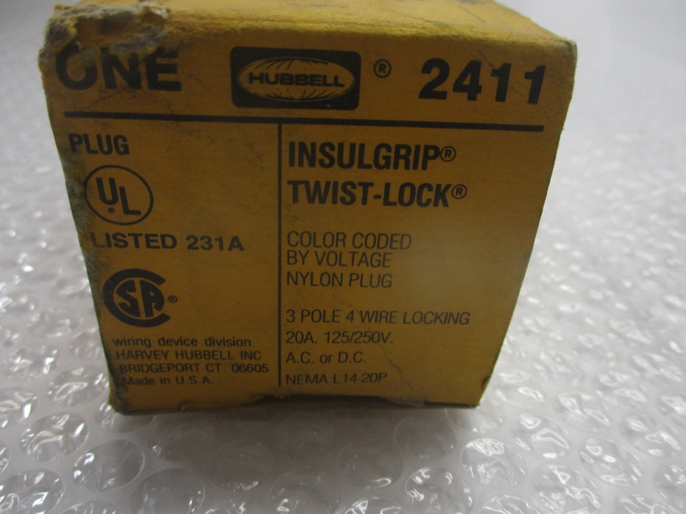 HUBBELL 2411 PLUG NSMP.