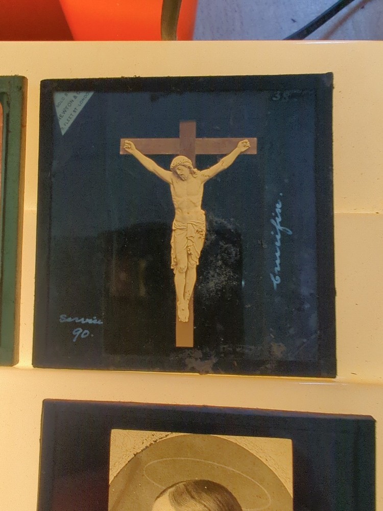 Six Lantern Slides Religious