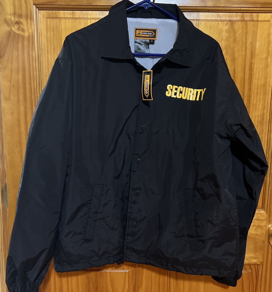 Ryno Gear Security Button Up Jacket Black Size M