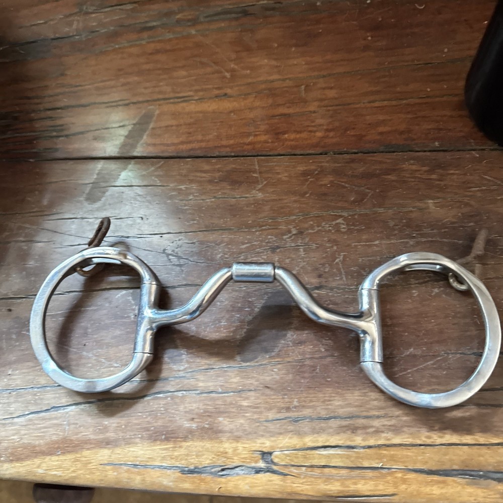 5” Myler Eggbutt Port Snaffle w/ Slots “ Hooks”