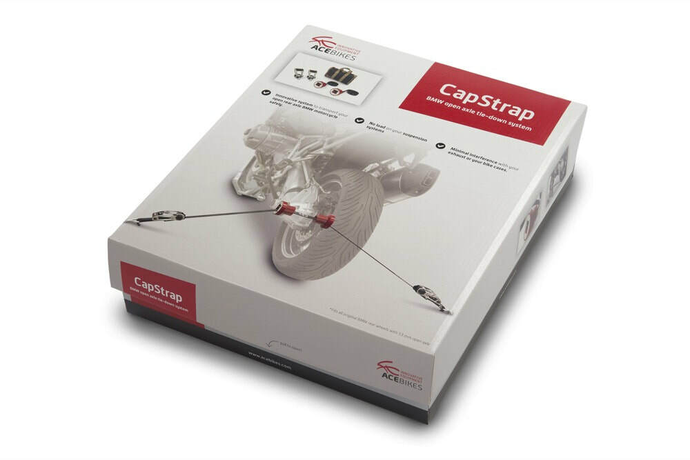Acebikes Capstrap Transport system for Open Axle BMW-Motorcycles