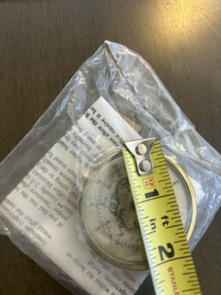 France Daymaster ? Replacement Insert Thermometer Hygrometer Sealed Instructions