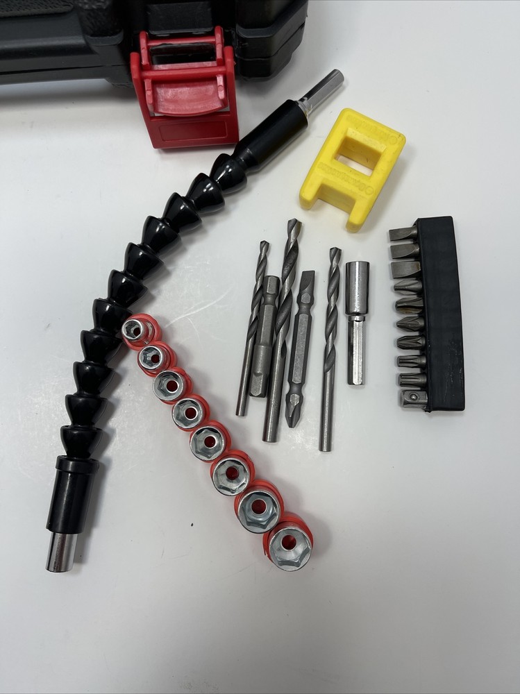 Cordless Drill Driver Kit 12V with 26 Accessories & Tool Case