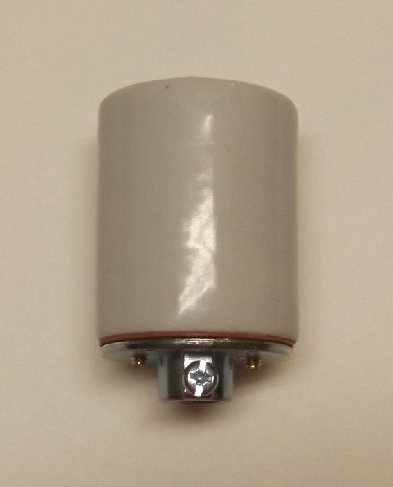 KEYLESS PORCELAIN LAMP SOCKET WITH GROUND SCREW E26 NEW 48303JB