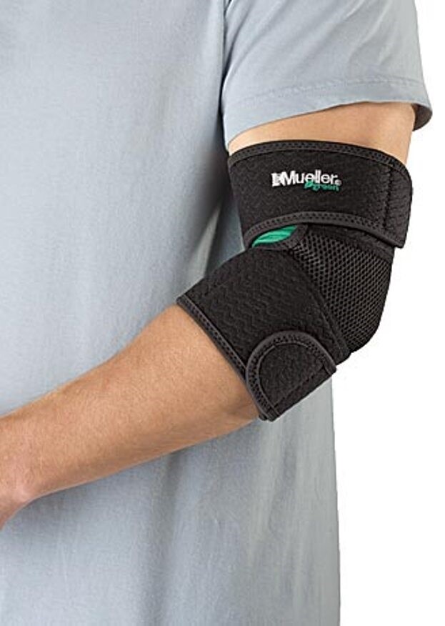 Mueller Adjustable Elbow Support, Black, One Size 6315