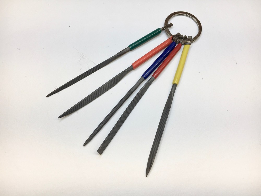 Needle File Set On Ring 5 piece Set