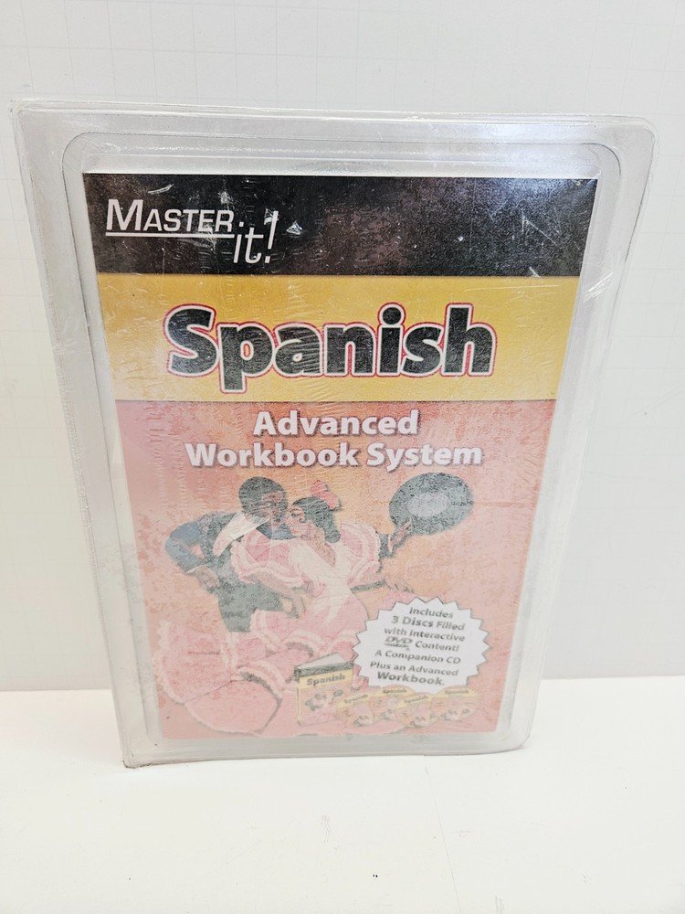Vintage Master It! Spanish Advanced Workbook System 3 DVD Interactive Course