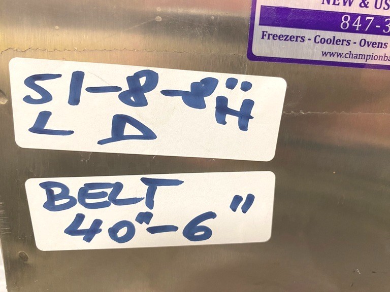 Conveyor Patty-Matic For Automatic Patty Forming Machine 330A