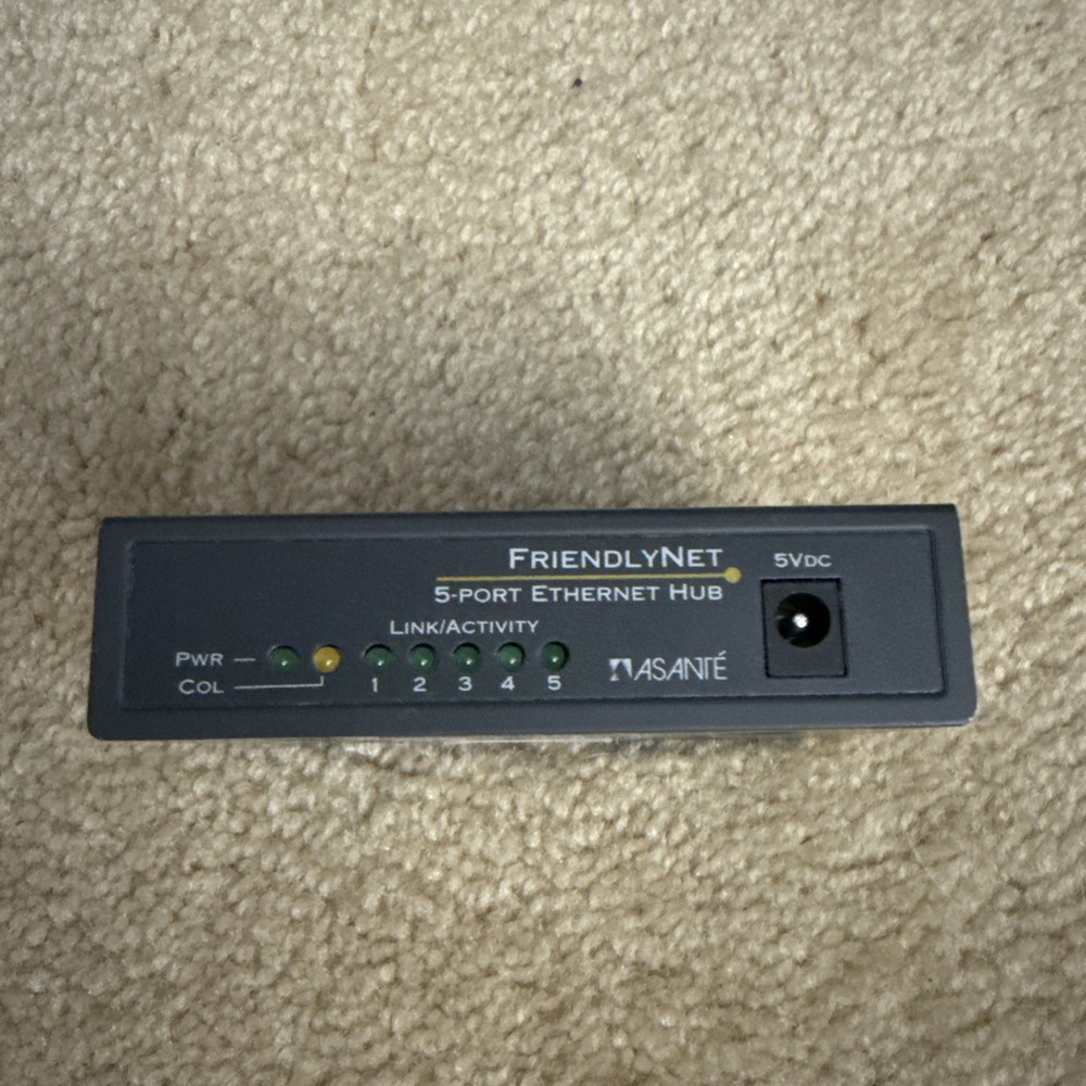 ASANTE FriendlyNet 5-Port Ethernet Hub