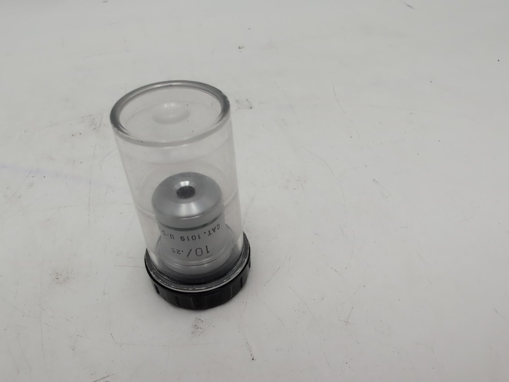 AO CAT 1019 OBJECTIVE PLAN ACHRO MICROSCOPE PART OPTICS 10 / .25