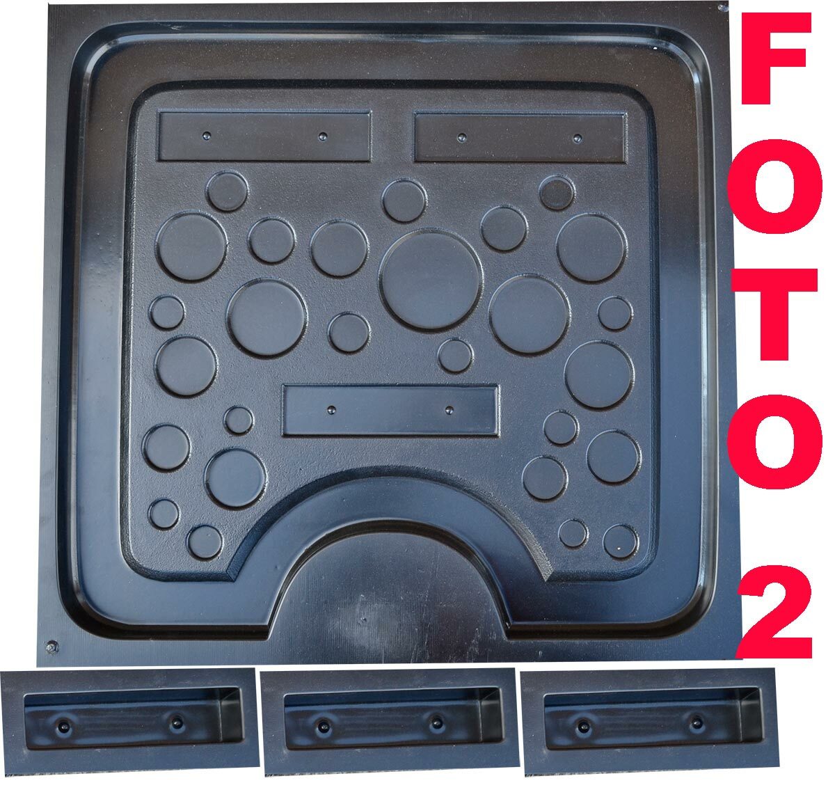 Concrete mold Bench leg for concrete cement ABC plasticmold sold 1 piece B05