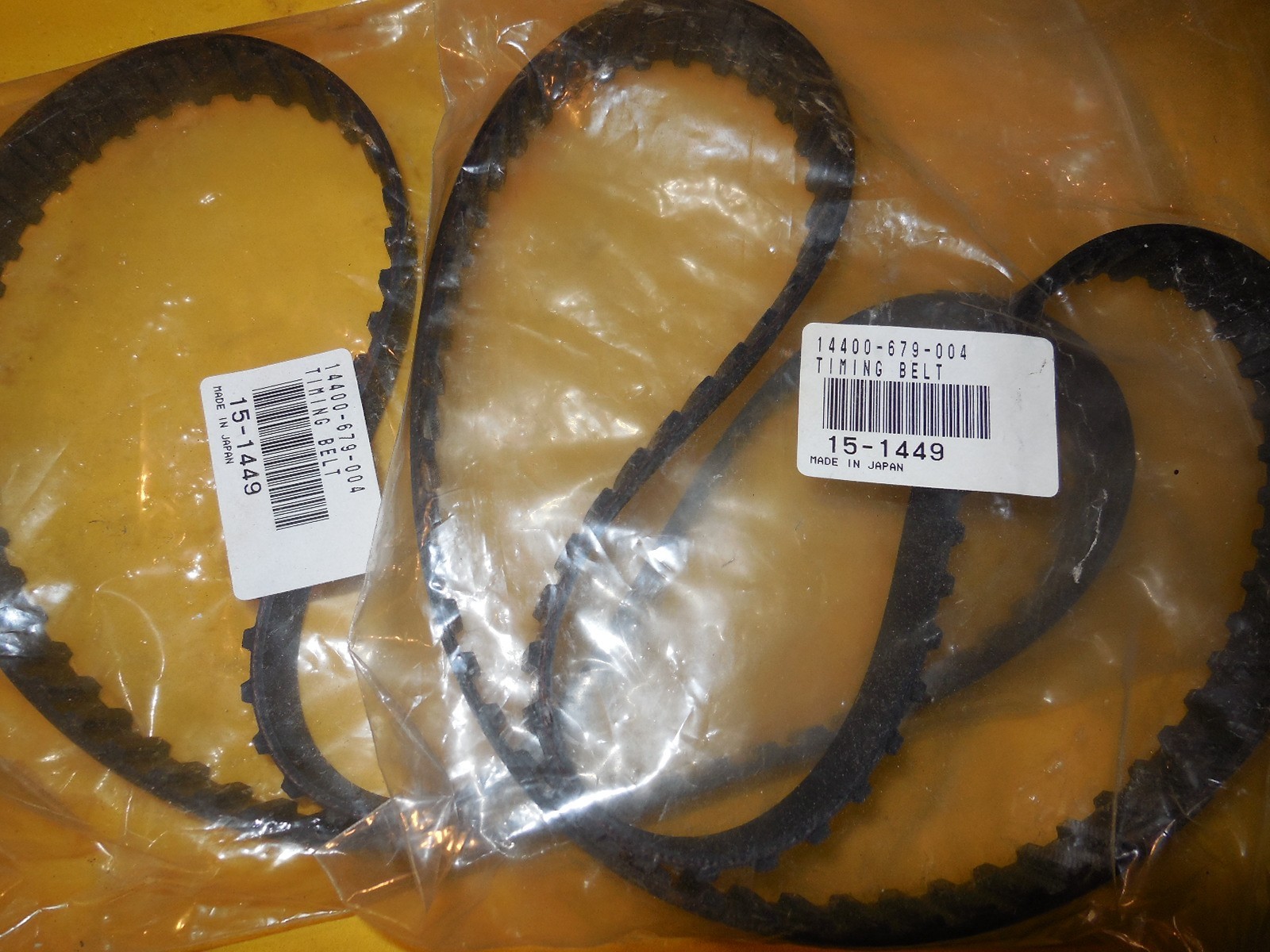 2 K&L Timing Belts 75-79 GL1000 80-83 GL1100 Goldwing 15-1449
