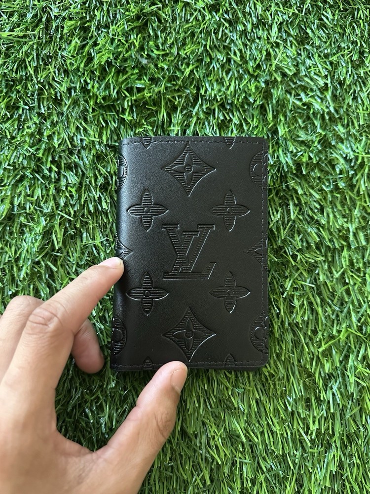 Louis Vuitton Black Monogram Pocket Organizer Wallet
