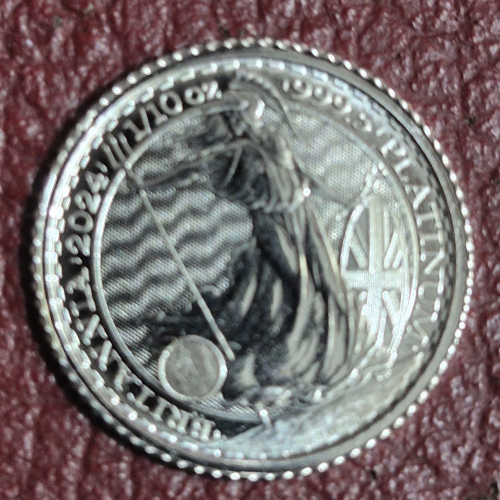 2024 1/10oz Platinum Britannia