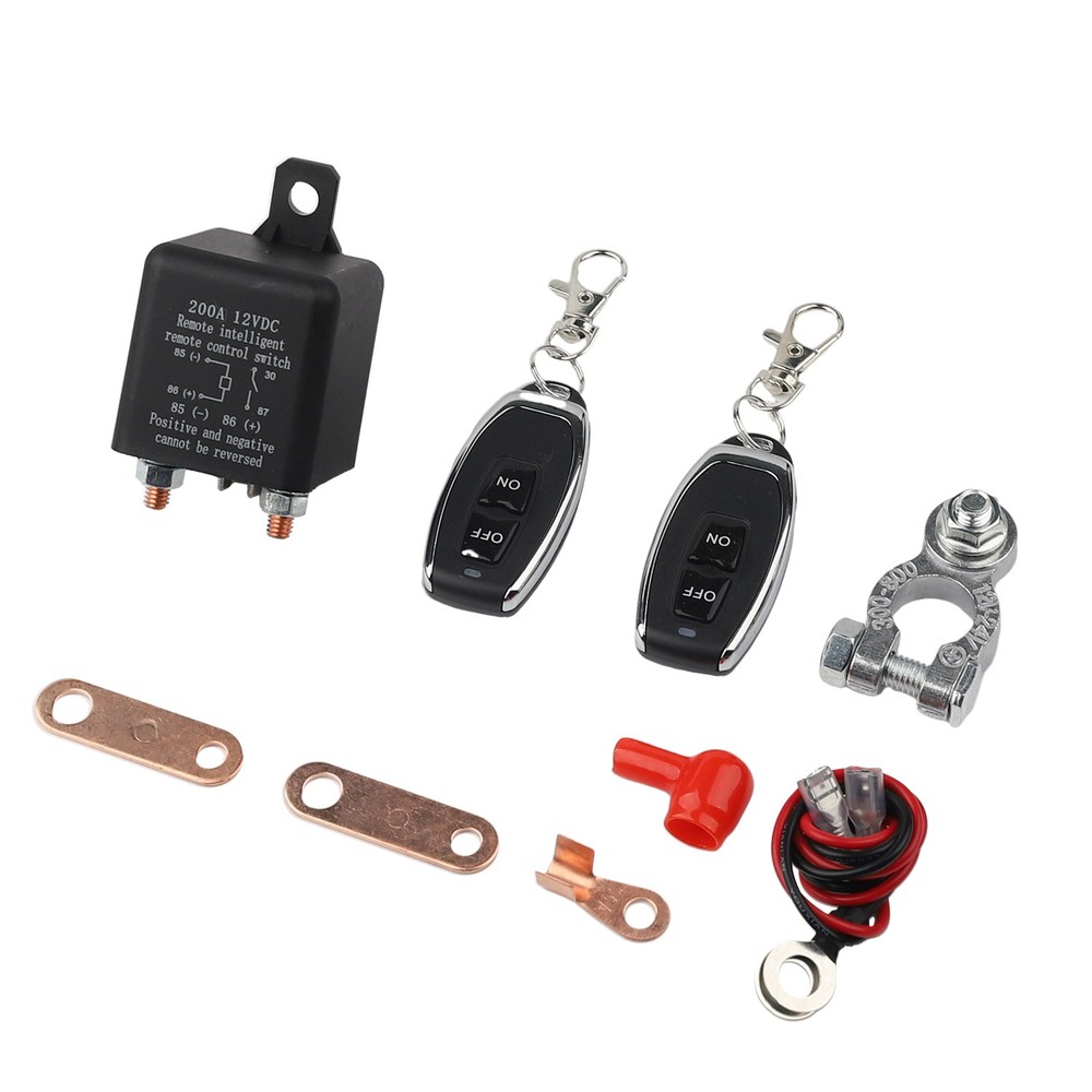 Car Battery Disconnect Switch Remote Control Power Kill Master Isolator Cut Off