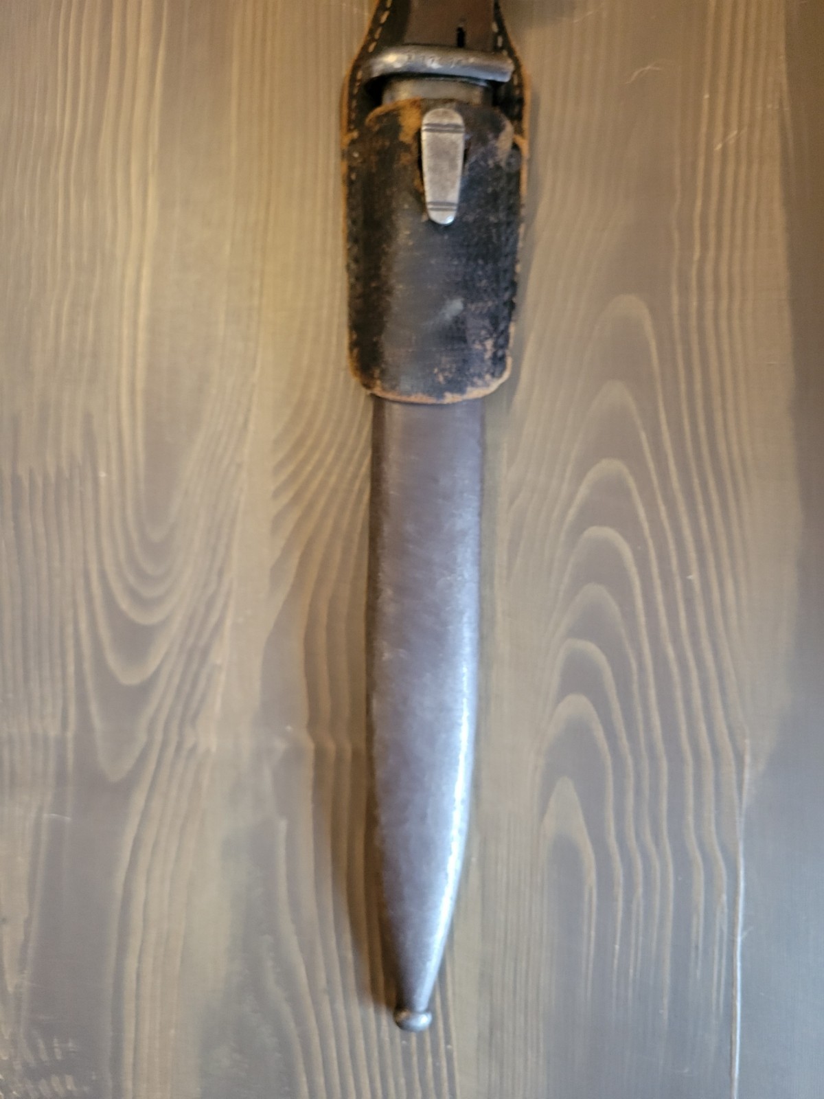 EXCELLENT! WWII German K98 Combat Bayonet w/Org Sheath & Frog!