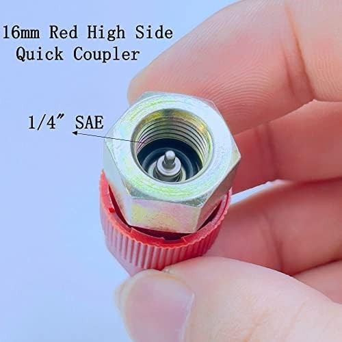 R12/R22 to R134A AC Retrofit Fitting Adapter Kit 1/4" to 7/16" UNF Conversion