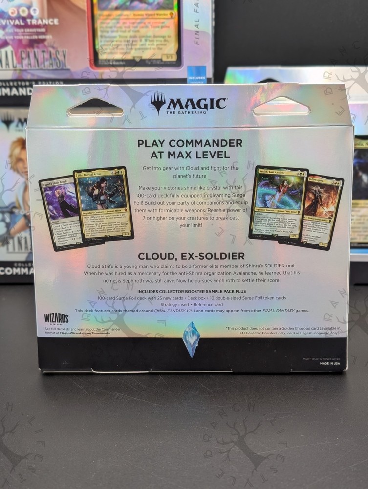 NEW Magic The Gathering Final Fantasy Collector’s Commander Deck Bundle IN HAND